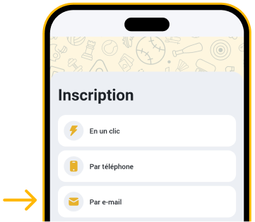 Appuyez ensuite “Par e-mail” Télécharger Melbet Gratuitement